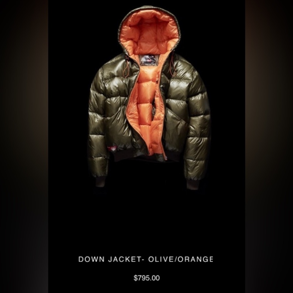 R13 X Brumal DOWN PUFFER COAT SIZE M